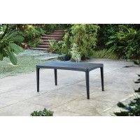 Стол Girona 160х90 см плоский ротанг графит купить в Минске Стол Girona 160х90 см плоский ротанг графит купить в Минске