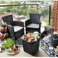 Комплект мебели Iowa Balcony графит купить в Минске