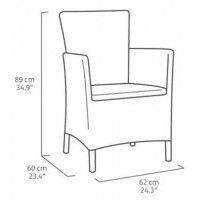 Комплект мебели Iowa Balcony графит купить в Минске