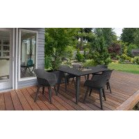 Стол уличный Lima 160*100 графит купить в Минске Стол уличный Lima 160*100 графит купить в Минске