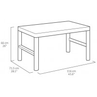 Стол-трансформер Lyon table wicker капучино купить в Минске Стол-трансформер Lyon table wicker капучино купить в Минске