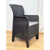 Комплект садовой мебели Palermo Balcony графит купить в Минске Комплект садовой мебели Palermo Balcony графит купить в Минске