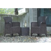 Комплект садовой мебели Palermo Balcony коричневый
