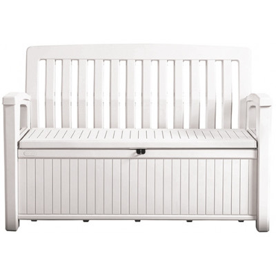 Садовая скамейка Keter Patio Bench белая купить в Минске
