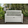 Садовая скамейка Keter Patio Bench белая купить в Минске