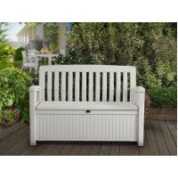 Садовая скамейка Keter Patio Bench белая купить в Минске