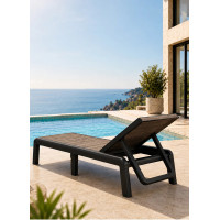 Шезлонг уличный ОРЕХ PORTO SL GRAPHITE Шезлонг уличный ОРЕХ PORTO SL GRAPHITE