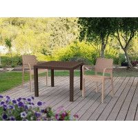 Стол Quartet 95 (пластик) коричневый купить в Минске Стол Quartet 95 (пластик) коричневый купить в Минске