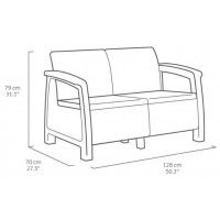 Набор садовой мебели Corfu Rest (Корфу Рест) графит купить в Минске