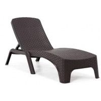 Шезлонг KETER Roma Sun Lounger (Рома) коричневый
