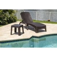 Шезлонг KETER Roma Sun Lounger (Рома) коричневый купить в Минске