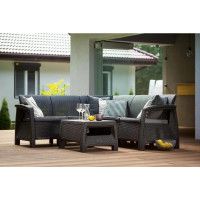 Комплект мебели Corfu Relax Set графит купить в Минске Комплект мебели Corfu Relax Set графит купить в Минске