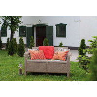 Скамья двухместная CORFU II LOVE SEAT капучино купить в Минске