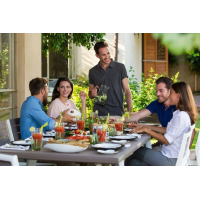 Стол HARMONY EXTENDABLE графит/серый купить в Минске