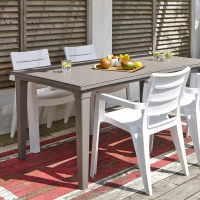 Стол пластиковый FUTURA капучино купить в Минске