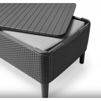 Набор садовой мебели Salemo 3-sofa set графит купить в Минске