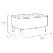 Набор садовой мебели Salemo Balcony set капучино купить в Минске