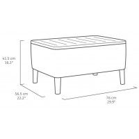 Набор садовой мебели Salemo Balcony set капучино купить в Минске