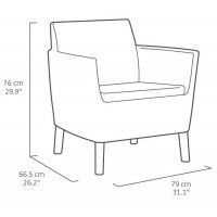 Набор садовой мебели Salemo Balcony set капучино купить в Минске