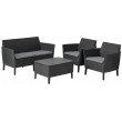 Набор садовой мебели Salemo 2-sofa set графит купить в Минске