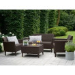 Набор садовой мебели Salemo 2-sofa set коричневый купить в Минске