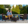 Набор садовой мебели Salemo 2-sofa set коричневый купить в Минске