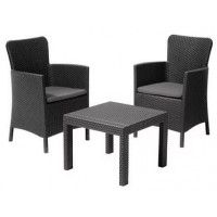 Набор мебели Salvador Balcony Set графит Набор мебели Salvador Balcony Set графит