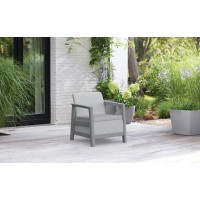 Комплект из двух кресел Scandi Linea Chair 2x светло-серый Комплект из двух кресел Scandi Linea Chair 2x светло-серый