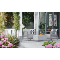 Комплект из двух кресел Scandi Linea Chair 2x светло-серый Комплект из двух кресел Scandi Linea Chair 2x светло-серый
