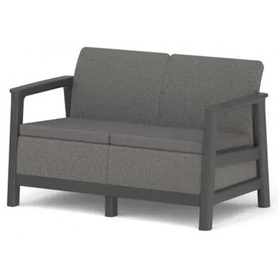 Диван двухместный SCANDI LINEA 2S SOFA графит