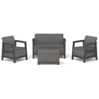 Диван двухместный SCANDI LINEA 2S SOFA графит