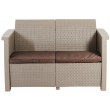 Скамья двухместная Toledo Love Seat капучино купить в Минске
