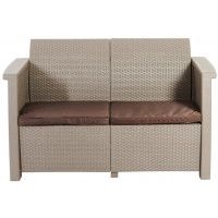 Скамья двухместная Toledo Love Seat капучино купить в Минске Скамья двухместная Toledo Love Seat капучино купить в Минске