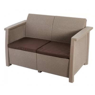 Скамья двухместная Toledo Love Seat капучино купить в Минске