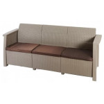 Скамья двухместная Toledo Love Seat Max капучино