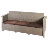 Скамья двухместная Toledo Love Seat Max капучино