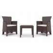 Набор садовой мебели TROYA BALCONY SET коричневый купить в Минске