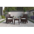 Набор садовой мебели TROYA BALCONY SET коричневый купить в Минске