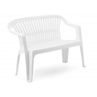 Составная моноблочная скамья DIVA белая