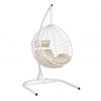 Подвесное кресло-кокон Milan Белый купить в Минске