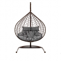 Подвесное кресло-кокон Liverpool TWIN Коричневый купить в Минске