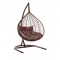 Подвесное кресло-кокон Liverpool TWIN Коричневый купить в Минске