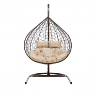 Подвесное кресло-кокон Liverpool TWIN Коричневый купить в Минске