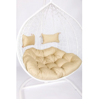 Подвесное кресло-кокон Liverpool TWIN Белый купить в Минске