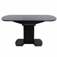 Стол КОРСИКА (фотопечать) мрамор черный / черный матовый купить в Минске Стол КОРСИКА (фотопечать) мрамор черный / черный матовый купить в Минске