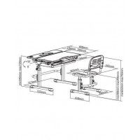 Комплект FunDesk Lavoro Набор парта и стул  купить в Минске