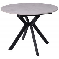 Стол раздвижной AV 1106 1000(1350)*1000 Ароза Светлая/черный Стол раздвижной AV 1106 1000(1350)*1000 Ароза Светлая/черный