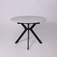 Стол раздвижной AV 1106 1000(1350)*1000 Ароза Светлая/черный купить в Минске Стол раздвижной AV 1106 1000(1350)*1000 Ароза Светлая/черный купить в Минске