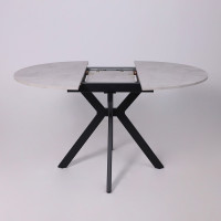 Стол раздвижной AV 1106 1000(1350)*1000 Ароза Светлая/черный купить в Минске Стол раздвижной AV 1106 1000(1350)*1000 Ароза Светлая/черный купить в Минске