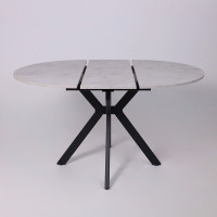 Стол раздвижной AV 1106 1000(1350)*1000 Ароза Светлая/черный купить в Минске Стол раздвижной AV 1106 1000(1350)*1000 Ароза Светлая/черный купить в Минске